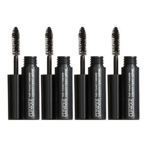 NEW Clinique High Impact Mascara Black Mini LOT OF 4